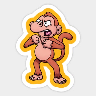 Mad Monkey Sticker